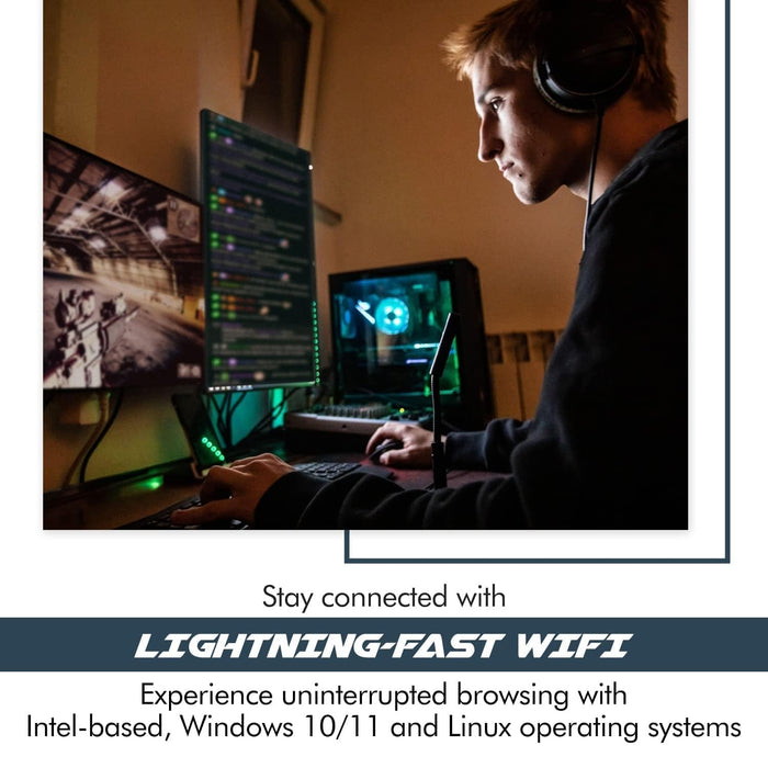 HighZer0 Electronics AX200 Wi-Fi 6 Adapter | Dual-Band 802.11ax M.2 Wifi Card for PC | Up to 2.4 Gbps | No vPro | Supports Bluetooth 5.2 & Intel, AMD, Windows 10/11, Linux AX200NGW (AX200)