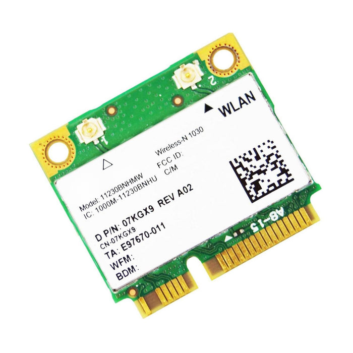 HighZer0 Electronics Wireless-N 1030 Half Mini PCIe Netzwerkkarte | 300 Mbit/s mit Bluetooth-Unterstützung | HMC WLAN-Ersatzteil 1230BNH Wi-Fi Karte 11230BNHMW