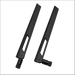 HIGHZER0 ELECTRONICS WIFI ROUTER ANTENNA REDUCE DEAD ZONES, TRI BAND, MESH SYSTEMS 10DBI TRI-BAND ADJUSTABLE EXTERNAL PAIR | RP-SMA