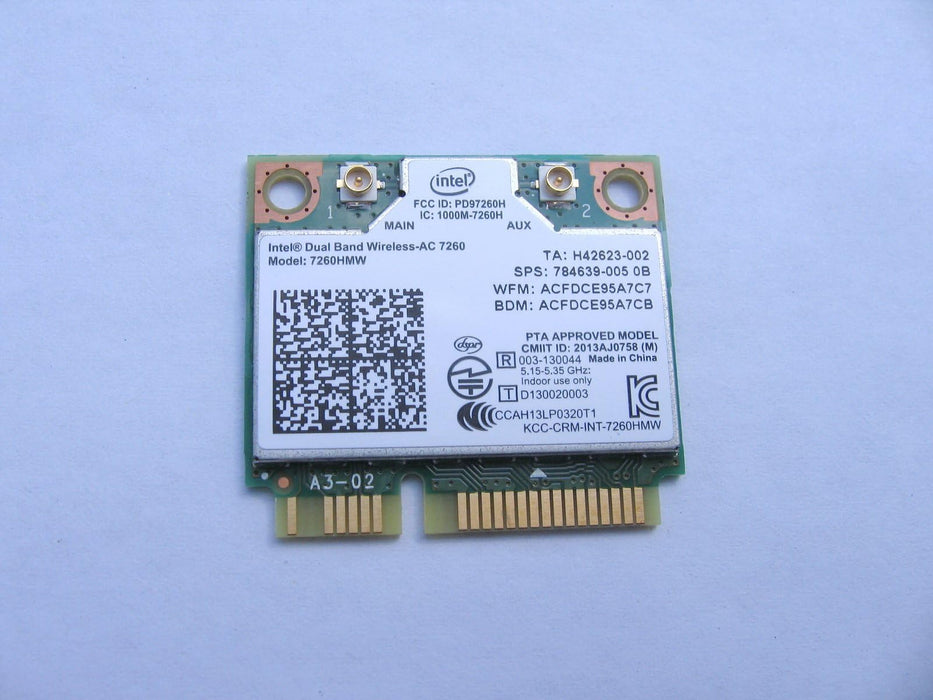 Intel WiFi Wireless-AC 7260 H/T Dual Band 2x2 AC+Bluetooth HMC Netzwerk 7260HMW