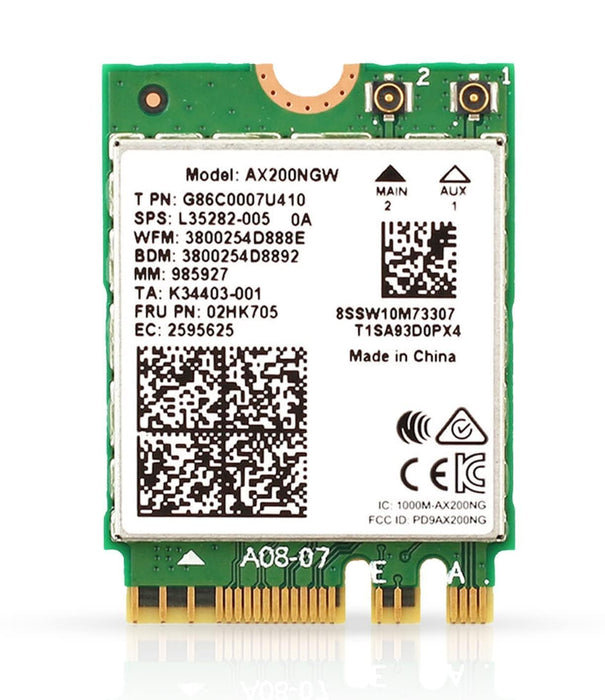 AX200 Desktop Wi-Fi Kit | 2.4 Gbps | Bluetooth 5.2 Support | PCIe x4 | Wi-Fi 6 Wireless-AX No vPro AX200NGW
