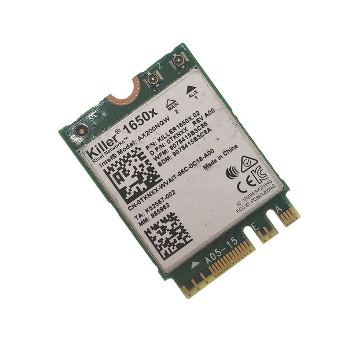 Killer Wi-Fi 6 AX1650 1650X AX200NGW 2.4Gbps Dual Band Bluetooth-Compatible 5.1 NGFF Card