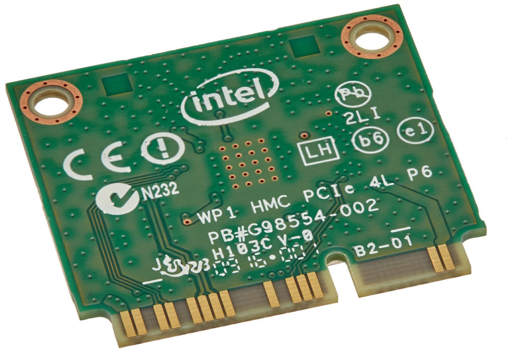 Intel 3160.HMWWB.R Dual Band Wireless-AC 3160 Network Adapter PCI Express Half Mini Card 802.11 b/a/g/n/ac