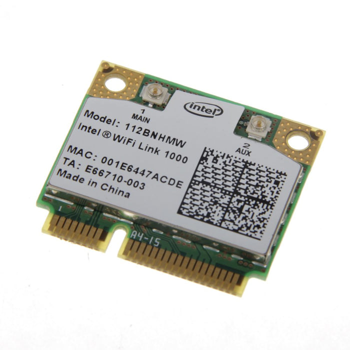HighZer0 Electronics Wireless-N Centrino 1000 Half Mini PCIe Network Card | 300 Mbps with Bluetooth Support | HMC WLAN Replacement Part 112BNHMW Wi-Fi Card
