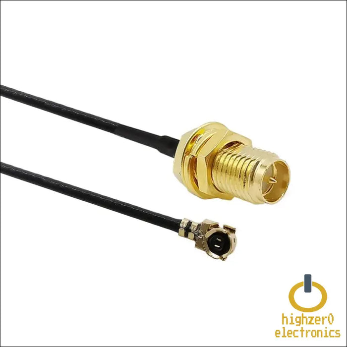 2-pack 4th Generation U.fl to Rp-sma Female Rf Antenna Cable Converters | Mhf4 Compatible Connectors for Wi-fi 4/5/6/6e/7