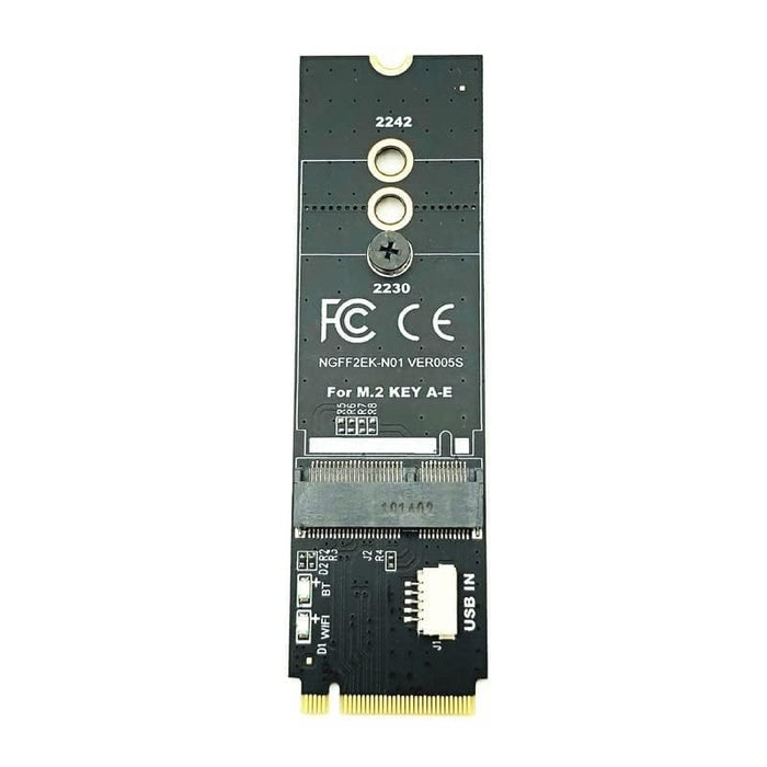 M.2 M-Key to A + E Key NGFF Slot Wifi Wireless Network Card M.2 NGFF PCI Express to E Key Card M-Key to A-E Key M.2 Wifi Adapter
