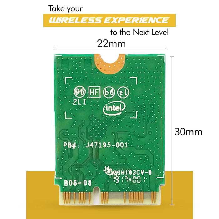 HighZer0 Electronics AC 9560 CNVio Legacy WiFi Adapter for PC | WiFi 5 Dual Band 802.11ac | Up to 1.73 Gbps | Supports Bluetooth 5.1 Windows & Linux | Requires 8-9th Gen Intel CPU | 9560NGW