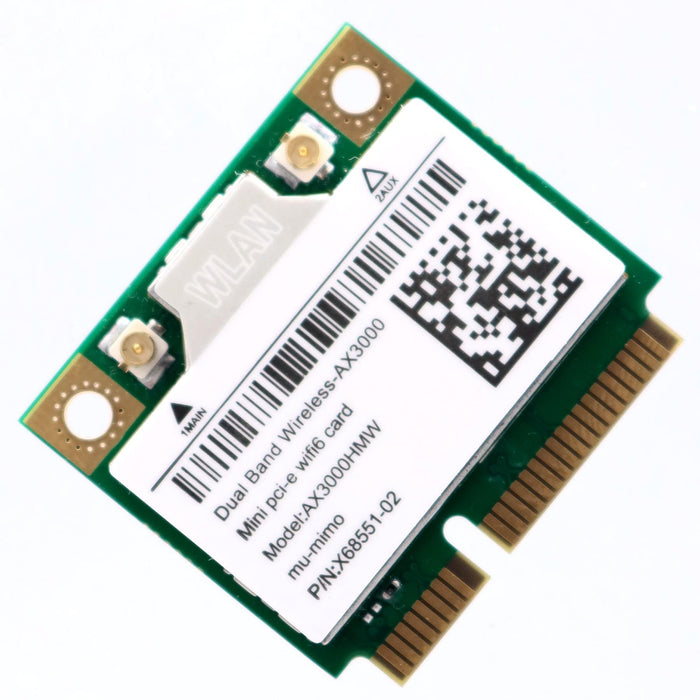 HighZer0 Electronics Wireless AX200 Half Mini PCIe Network Card | 2.4 Gbps with Bluetooth 5.2 Support | HMC WLAN Replacement Part AX200.HMWG Wi-Fi Card AX200HMW