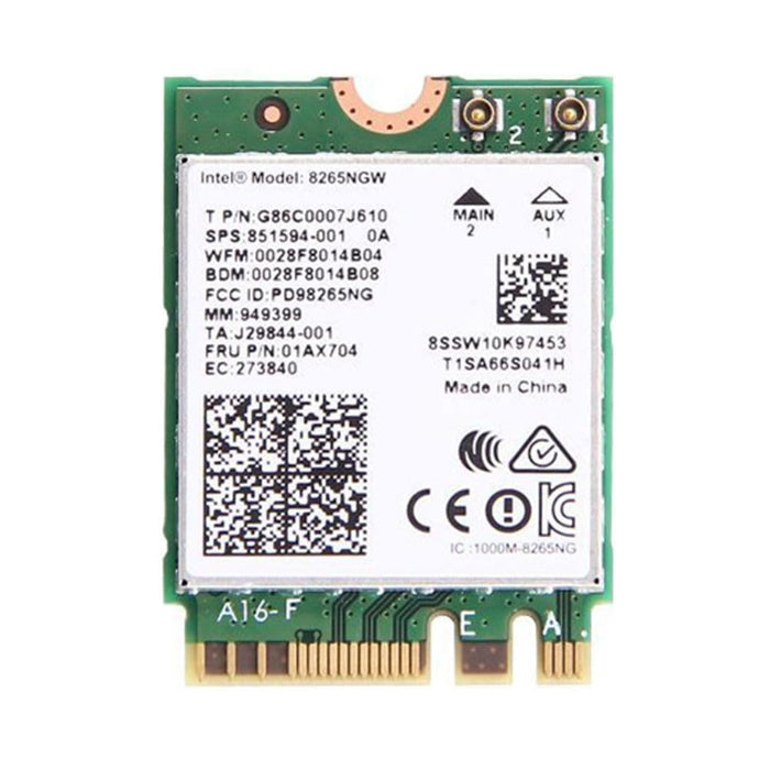 HighZer0 Electronics Wireless-AC 8265 Legacy Wi-Fi Adapter | 867Mbps WiFi with Bluetooth 4.2 | 2.4GHz & 5GHz Network Card | Supports Intel AMD Linux & Windows | 8265NGW Wireless Adapter