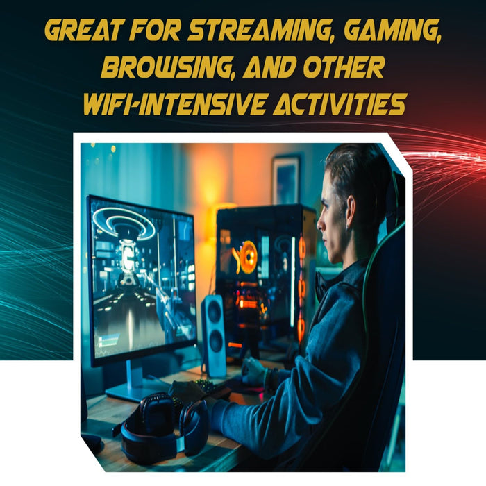 WiFi Antenna for PC, Laptop, Desktop & Motherboard | 2.4GHz/5GHz/6GHz | 4th Generation U.FL (Compatible with MHF4) Connectors on M2 Wi-Fi Cards | 2-Pack 30cm (12in)