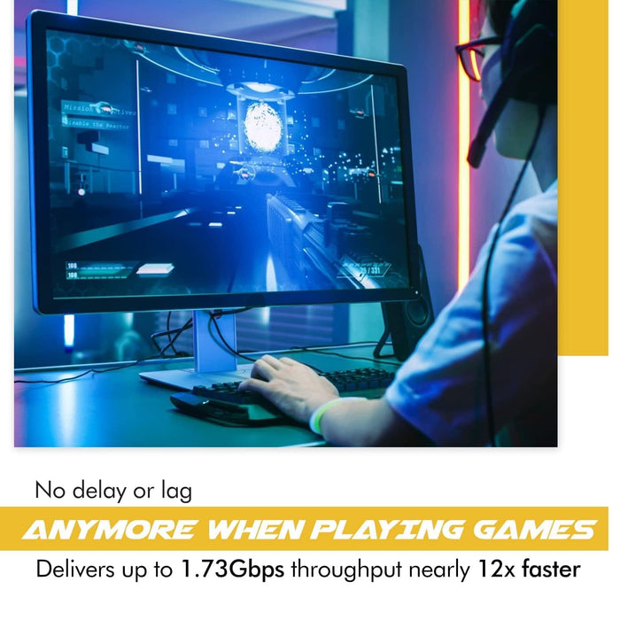 HighZer0 Electronics AC 9260 802.11ac M.2 Bluetooth 5.1 Legacy-Netzwerkkarte | WiFi 5 bis zu 1,73 Gbit/s, MU-MIMO | Kompatibel mit Intel, AMD, Linux und Windows 10/11 | 9260NGW WiFi-Adapter