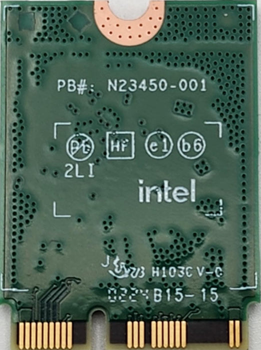 Intel Killer BE200 1750x & BT 5.4 Wi-Fi 7 Card with M.2. pcie Key E Interface for Intel Processors Single Pack. Ultra Low Latency Ideal for Gaming.