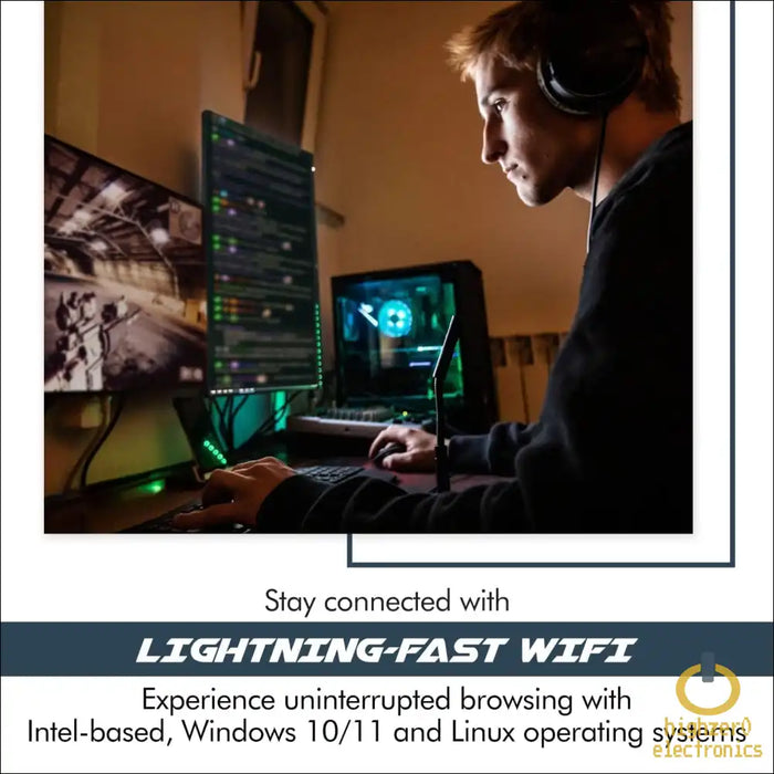 HIGHZER0 ELECTRONICS WIFI 6 CARD AX200NGW, ADAPTER, AX200 WI-FI | DUAL-BAND 802.11AX M.2 FOR PC | UP TO 2.4 GBPS | NO VPRO | SUPPORTS