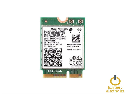 Ax201ngw Dual Band Cnvio2 M.2 802.11ax Wlan Bluetooth 5.1 Wifi Card L57250-005 Compatible Replacement Spare Part for Intel and Laptop