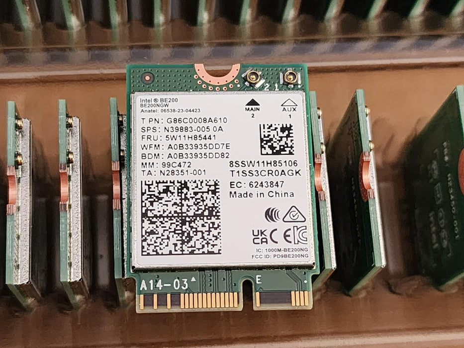 Intel 282726 Nt Be200.ngwg.nv Intel Wi-fi 7 Be200 2230 2x2 Be+bt No Vpro Retail