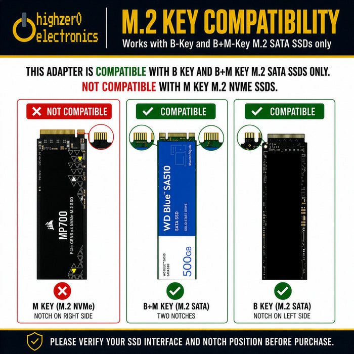 NGFF M.2 Adapter M2 SATA3 Raiser M.2 auf SATA Adapter SSD M2 auf SATA Erweiterungskarte B-Key unterstützt 30/42/60/80mm