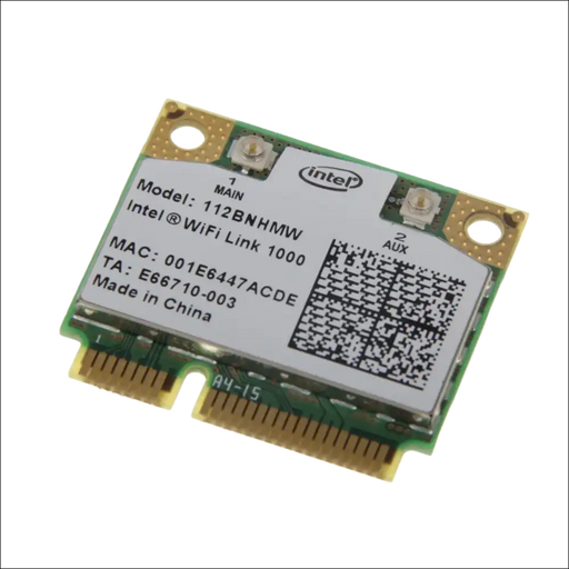 HIGHZER0 ELECTRONICS LEGACY WIFI 4 & 5 CARD HALF MINI PCIE, NETWORK, ONLINE GAMING WIRELESS-N CENTRINO 1000 | 300 MBPS WITH BLUETOOTH