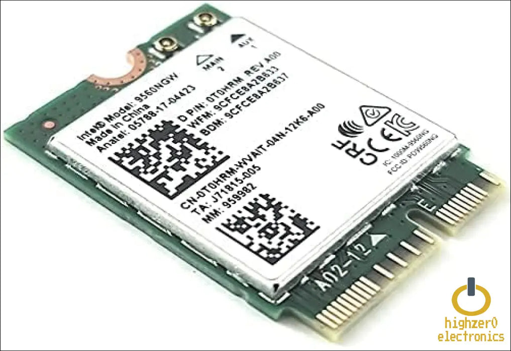 Cnvio M.2 9560ngw Wireless Ac Wlan Wifi Card 802.11ac 2230 1.73gbps Mu-mimo Crf Ac + bt no Vpro