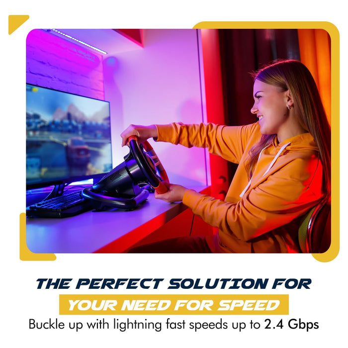 HighZer0 Electronics AX1675i Killer Series Verbesserter WiFi 6E-Adapter | Gaming-WiFi-Adapter | CNVio2 M.2-WiFi-Karte | 2,4-Gbit/s-WiFi für PC | Bluetooth 5.3-Unterstützung | Erfordert Intel-CPU der 11. Generation oder höher