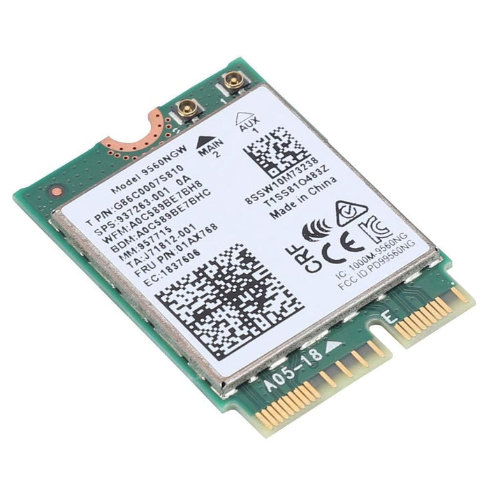 Wireless WiFi Card for Intel 9560AC NGW 1730Mbps 2.4G/5G Dual Band Bluetooth 5.0 Network