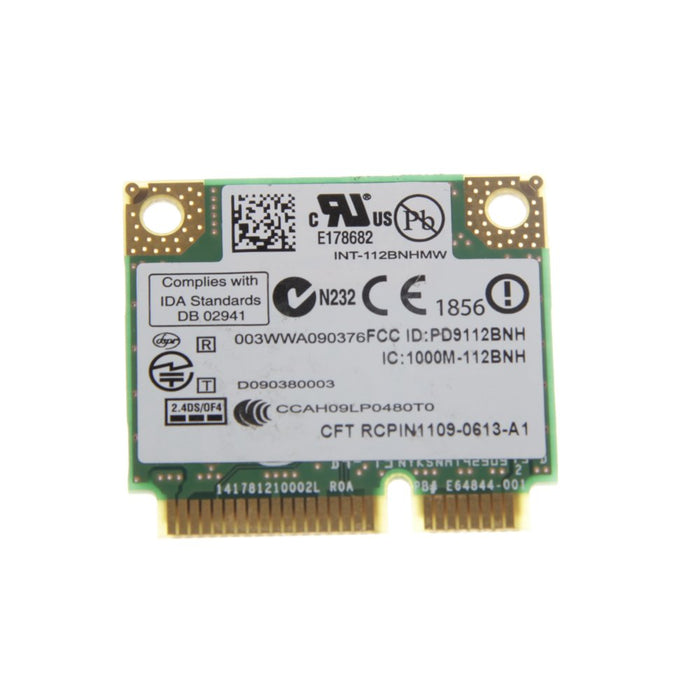 Intel WiFi Link 1000 Mini PCI Express Wireless-N Card 802.11b/g/n 2.4 GHz 112BNHMW 300Mbps