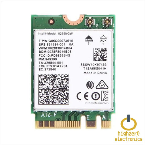 Highzer0 Electronics Wireless-ac 8265 Legacy Wi-fi Adapter | 867mbps Wifi With Bluetooth 4.2 | 2.4ghz & 5ghz Network Card | 8265ngw