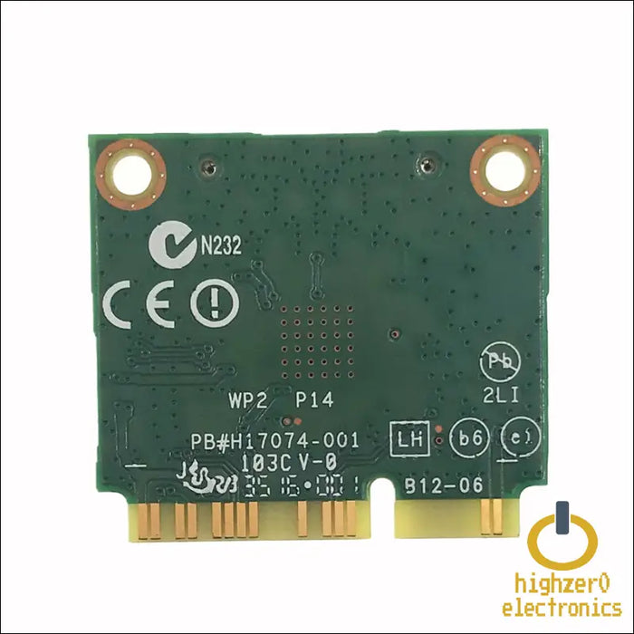 Highzer0 Electronics Wireless-n 2230 Half Mini Pcie Network Card | 300 Mbps with Bluetooth Support | Hmc Wlan Replacement Part 2230bnh