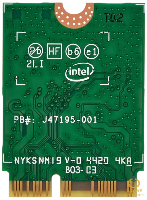 HIGHZER0 ELECTRONICS LEGACY WIFI 4 & 5 CARD INTEL WLAN-AC 9560 M.2 NO VPRO BULK