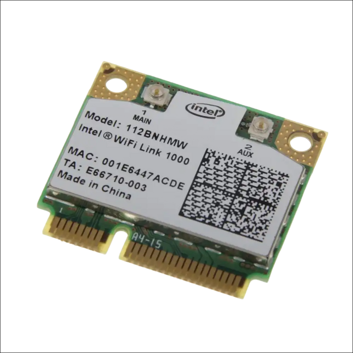 HIGHZER0 ELECTRONICS LEGACY WIFI 4 & 5 CARD MINI PCIE SLOT, NETWORK, CENTRINO WIRELESS-N MINI-PCIE WI-FI FOR INTEL 1000 | HALF | 300 MBPS