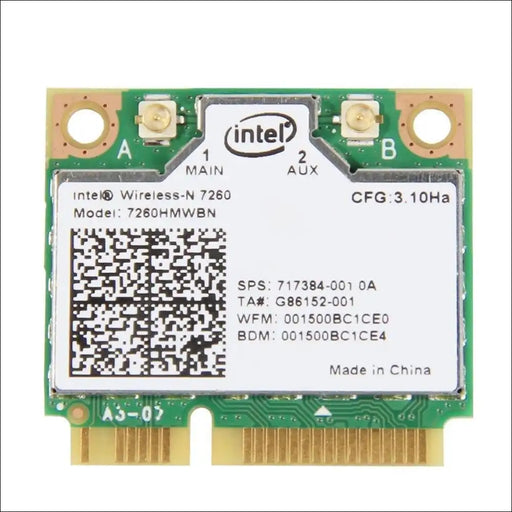 HIGHZER0 ELECTRONICS LEGACY WIFI 4 & 5 CARD INTEL DUAL BAND, 7260HMW HALF MINI PCIE, WIRELESS-AC 7260 PCI-EXPRESS WLAN MODULE 802.11