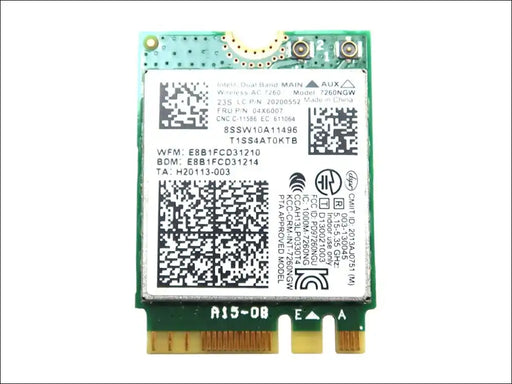 HIGHZER0 ELECTRONICS LEGACY WIFI 4 & 5 CARD INTEL DUAL BAND, T440S T440P X230S, COMBO WIRELESS-AC 7260 + BLUETOOTH 4.0 FOR LENOVO N20 CHR