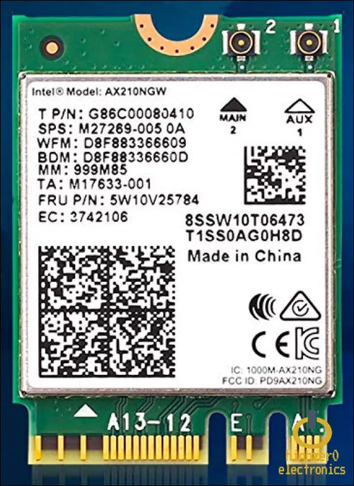 Wi-fi 6e Ax210 (gig + ) 802.11ax with Bluetooth 5.2 (ax210ngw)