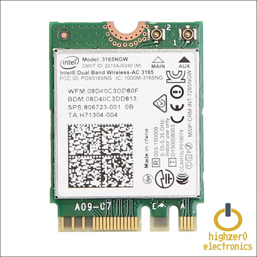 Legacy M.2 Wi-fi Adapter for Intel 3165 Wireless-ac | 433mbps Wifi with Bluetooth 4.0 | 2.4ghz & 5ghz Network Card | Works Amd Linux