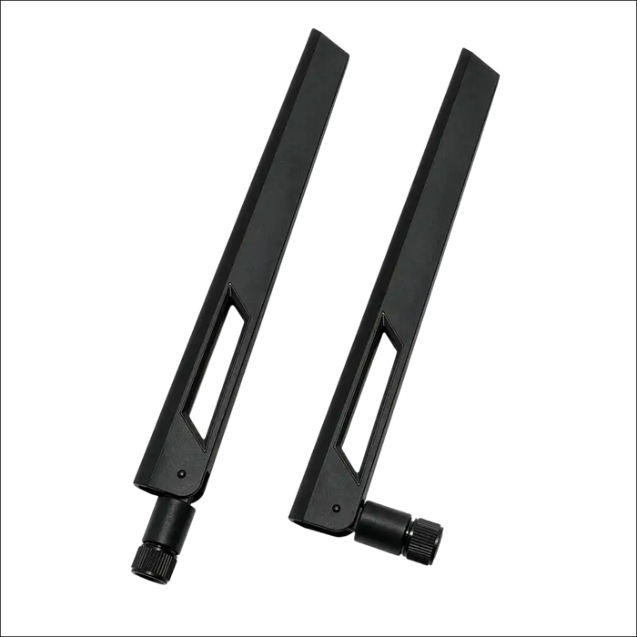 HIGHZER0 ELECTRONICS WIFI ROUTER ANTENNA CENTER PIN, REDUCE DEAD ZONES, TRI BAND 10DBI TRI-BAND ADJUSTABLE EXTERNAL PAIR | SMA MALE